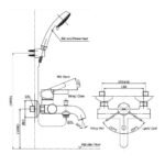 Vòi sen tắm TOTO TBG11302VA nóng lạnh (không kèm tay sen) - Ảnh 5