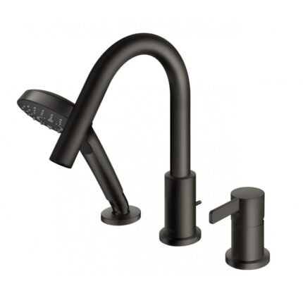 Vòi xả bồn tắm TOTO TBG11305AA#MBL nóng lạnh, dòng GF (3 lỗ), màu đen mờ, kèm tay sen