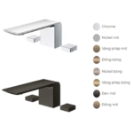 Vòi xả bồn tắm TOTO TBP02201BA#PN nóng lạnh, dòng ZL (3 lỗ), màu Nickel bóng - Ảnh 6