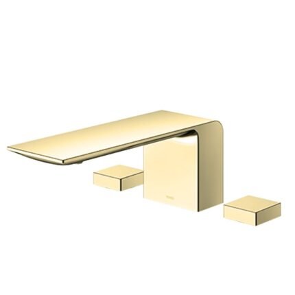 Vòi xả bồn tắm TOTO TBP02201BA#PBR nóng lạnh, dòng ZL (3 lỗ), màu Đồng bóng
