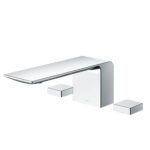 Vòi xả bồn tắm TOTO TBP02201BA#PN nóng lạnh, dòng ZL (3 lỗ), màu Nickel bóng
