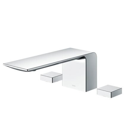 Vòi xả bồn tắm TOTO TBP02201BA#PN nóng lạnh, dòng ZL (3 lỗ), màu Nickel bóng