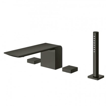 Vòi xả bồn tắm TOTO TBP02202AA#MBL nóng lạnh, dòng ZL (4 lỗ), màu đen mờ, kèm tay sen