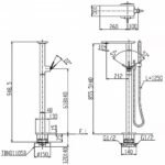 Sen cây bồn tắm TOTO TBP02303AA#PN dòng ZL - Ảnh 5