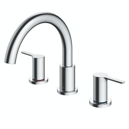 Vòi xả bồn tắm TOTO TBS01201BA nóng lạnh, dòng LB (3 lỗ), màu chrome