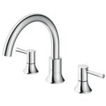 Vòi xả bồn tắm TOTO TBS02201BA nóng lạnh, dòng LN (3 lỗ), màu chrome