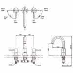Vòi xả bồn tắm TOTO TBS02201BA nóng lạnh, dòng LN (3 lỗ), màu chrome - Ảnh 5