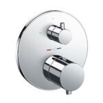 Van điều chỉnh nhiệt độ TOTO TBV01407B#PN (kèm van dừng) mạ Nikel bóng