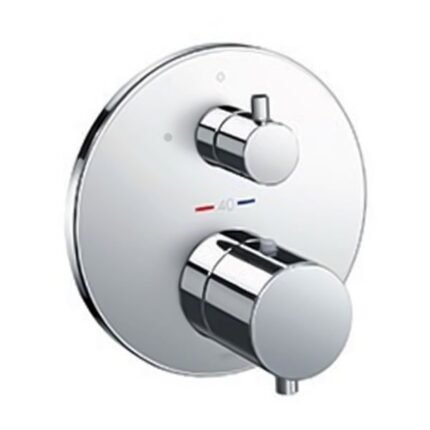 Van điều chỉnh nhiệt độ TOTO TBV01407B#PN (kèm van dừng) mạ Nikel bóng