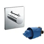 Van chuyển hướng TOTO TBV02103B#PN 2 đường nước (không kèm phụ kiện âm tường) mạ Crom bóng