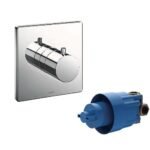 Van chuyển hướng TOTO TBV02104B#BN 3 đường nước (không kèm phụ kiện âm tường) mạ Nikel mờ