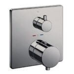 Van điều chỉnh nhiệt độ TOTO TBV02404B#BN 2 đường nước ra (không kèm phụ kiện âm tường) mạ Nikel mờ