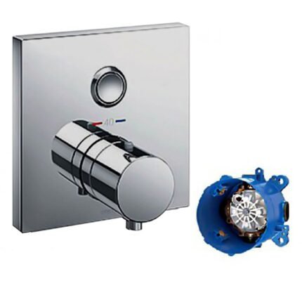 Van điều chỉnh nhiệt độ TOTO TBV02405B#BN (dạng nút nhấn) mạ Nikel mờ