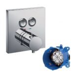 Van chuyển hướng TOTO TBV02406B#BN (dạng nút nhấn) mạ Nikel mờ