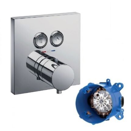 Van chuyển hướng TOTO TBV02406B#BN (dạng nút nhấn) mạ Nikel mờ