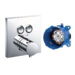 Van chuyển hướng TOTO TBV02406B#PN (dạng nút nhấn) mạ Nikel bóng