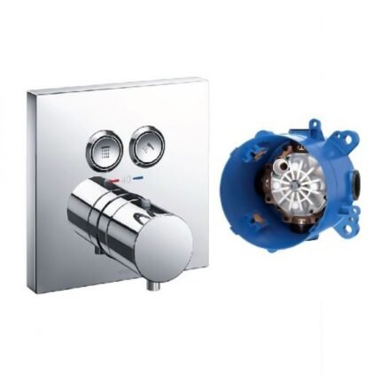 Van chuyển hướng TOTO TBV02406B#PN (dạng nút nhấn) mạ Nikel bóng