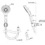 Tay sen TOTO TBW01008V Mạ Crom, 110mm - Ảnh 6