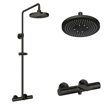 Vòi sen cây TOTO TBW01301AB#MBL nhiệt độ dòng G đen mờ