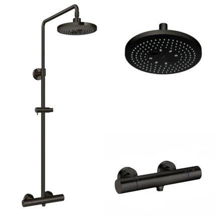 Vòi sen cây TOTO TBW01302AB#MBL nhiệt độ dòng G đen mờ