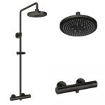 Vòi sen cây TOTO TBW01303AB#MBL nhiệt độ dòng G đen mờ