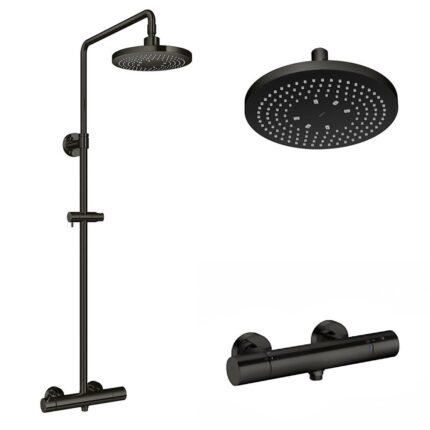 Vòi sen cây TOTO TBW01402AA#MBL nhiệt độ dòng G đen mờ