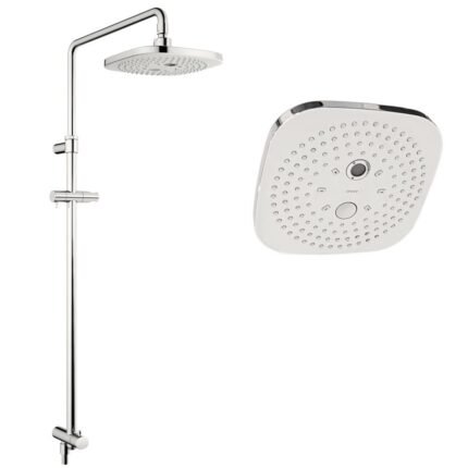 Thân sen cây TOTO TBW02002BA#PN  2 chế độ (bát sen vuông) mạ Nikel bóng