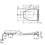 Nắp bồn cầu cơ TOTO ECOWASHER TCW09S#W - Ảnh 4