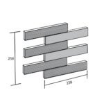 Gạch kiến trúc TILE INAX-40B/ SLT-2 bộ sưu tập SLIT - Ảnh 3