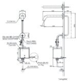Vòi gắn tường TOTO TLE26010V cảm ứng - Ảnh 5