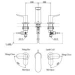 Vòi xả bồn tắm TOTO TLG01201BB#MBL dòng GO (3 lỗ) đen mờ - Ảnh 2