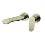 Vòi lavabo TOTO TLG01311BB#BFG nóng lạnh, gắn tường, dòng GO (2 lỗ), màu vàng Pháp mờ