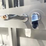 Vòi Lavabo TOTO TLG01310BB nóng lạnh, gắn tường, dòng GO (2 lỗ), màu Crom bóng - Ảnh 2