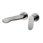 Vòi Lavabo TOTO TLG01311BB#BN nóng lạnh, gắn tường, dòng GO (2 lỗ), màu Nikel mờ