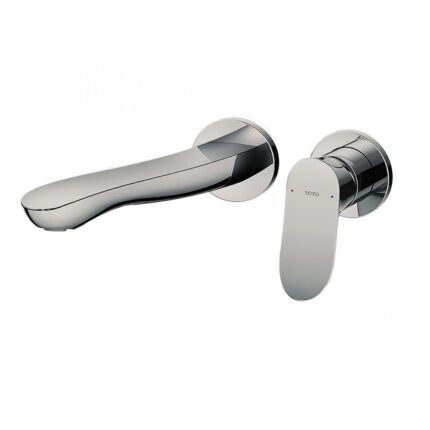 Vòi Lavabo TOTO TLG01311BB#BN nóng lạnh, gắn tường, dòng GO (2 lỗ), màu Nikel mờ