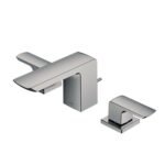 Vòi lavabo TOTO TLG02201BA#BN nóng lạnh dòng GO (3 lỗ) mạ Nikel mờ