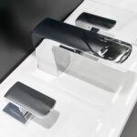 Vòi lavabo TOTO TLG02201BA#PN nóng lạnh dòng GO (3 lỗ) mạ Nikel bóng - Ảnh 5