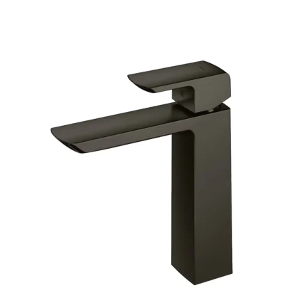 Vòi lavabo TOTO TLG02306B#MBL nóng lạnh dòng GR đen mờ cao 21cm