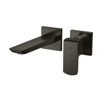 Vòi Lavabo TOTO TLG02310BB#MBL nóng lạnh, gắn tường, dòng GR (2 lỗ), màu đen mờ