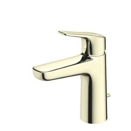 Vòi lavabo TOTO TLG03301B#PFG nóng lạnh dòng GS mạ vàng Pháp bóng ,cao 17cm