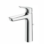 Vòi lavabo TOTO TLG03303B#PN nóng lạnh dòng GS mạ Nikel bóng ,cao 23cm
