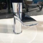 Vòi lavabo TOTO TLG04101B#PN lạnh dòng GA mạ Nikel bóng cao 14cm - Ảnh 4