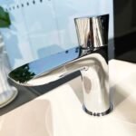 Vòi lavabo TOTO TLG04101B#PN lạnh dòng GA mạ Nikel bóng cao 14cm - Ảnh 6