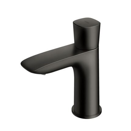 Vòi lavabo TOTO TLG04101B#MBL lạnh dòng GA đ en mờ cao 14cm