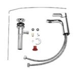 Vòi lavabo TOTO TLG04301B#PBR nóng lạnh dòng GA mạ đồng bóng ,cao 15cm - Ảnh 4