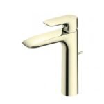 Vòi lavabo TOTO TLG04304B#PFG nóng lạnh dòng GA mạ vàng Pháp bóng ,cao 21cm