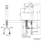 Vòi lavabo TOTO TLG04307B#PN nóng lạnh dòng GA mạ Nikel bóng cao 26 cm - Ảnh 4
