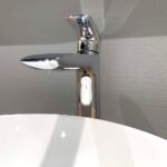 Vòi lavabo TOTO TLG04307B#PFG nóng lạnh dòng GA mạ vàng Pháp bóng cao 26cm - Ảnh 3