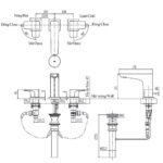 Vòi lavabo TOTO TLG07201BA#MBL nóng lạnh (3 lỗ) dòng GE - Ảnh 6