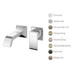 Vòi lavabo TOTO TLG08307BA#MBL nóng lạnh, gắn tường, dòng GC (2 lỗ), màu đen mờ - Ảnh 5